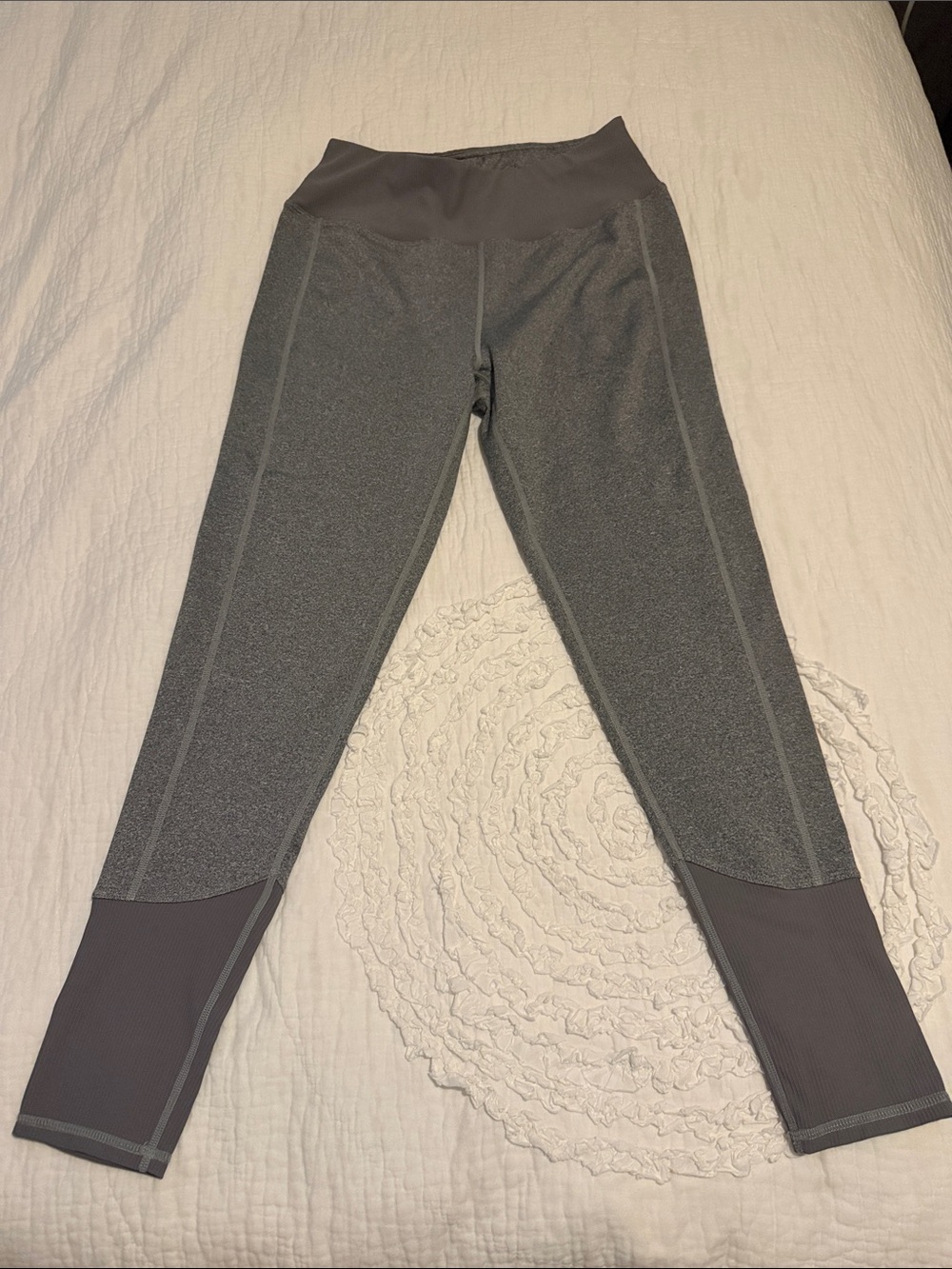 white birch Gray High-Waist Active Leggings